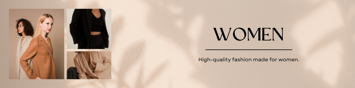 Shop the latest fashion trends for women with our Women Category. Discover our selection of stylish clothing, shoes, and accessories from top brands. From casual wear to formal attire, we have everything you need to create the perfect outfit for any occasion. Browse our collection of dresses, tops, pants, jackets, and more to elevate your style game. Shop now and unleash your inner fashionista with our high-quality women's fashion.